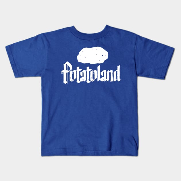 Potatoland Kids T-Shirt by GoAwayGreen